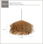 Wabi Sabi Rattan Ceiling Pendant Light for Home Decor, Restaurant, Bar, Hotel