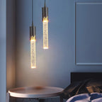 Modern Crystal LED Pendant Chandelier for Bedside Dining Living Room