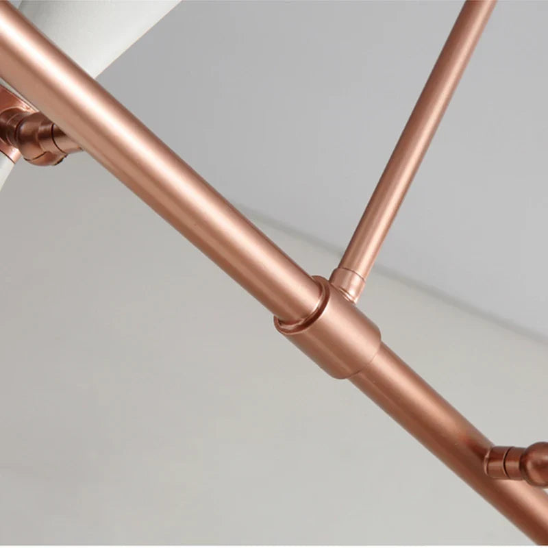 Afralia Nordic LED Multiple Head Chandelier - Black/White Iron Art - Living Room/Bedroom/Kitchen/Hotel