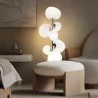 Nordic 7-Light E27 LED Floor Lamp for Living Room Decor