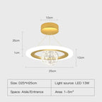 LED Chandelier for Boy's Room with Remote Control and Modern Design