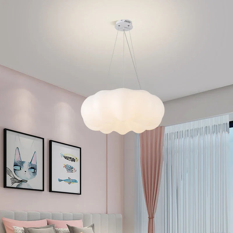 LED Cloud Pendant Light Modern Children's Room Chandelier