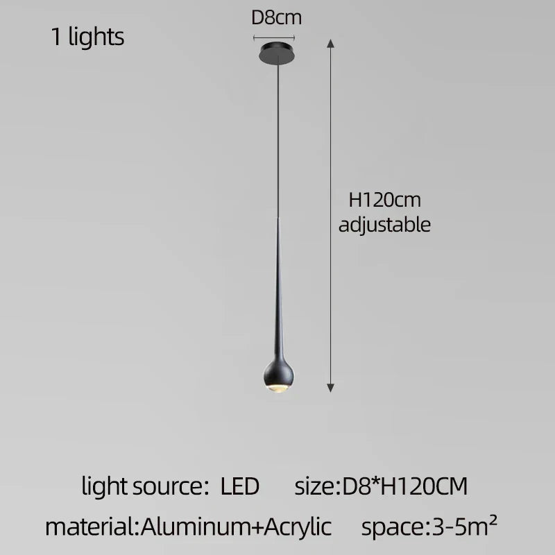 Nordic Style Led Chandelier for Dining Room & Living Room