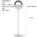 Black Gold Metal Floor Lamp for Modern Living Room and Bedroom Décor