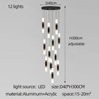 Nordic LED Ceiling Chandelier for Home Decor - Modern Lighting Fixture for Living Room