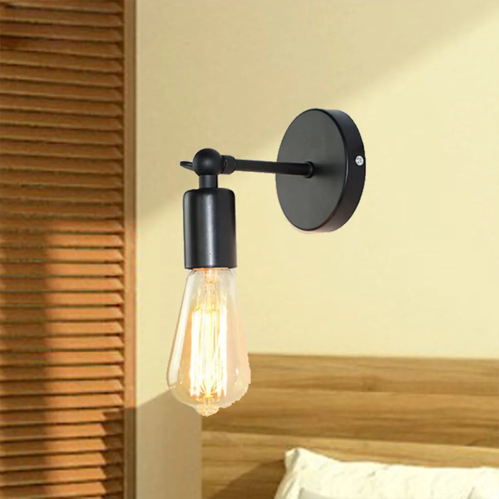 Nordic Sconce Wall Lamp: Adjustable E27 Home Light Fixture