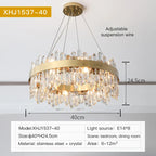 Crystal Chandelier: Post-Modern High-End Luxury for Living Room, Bedroom, and Restaurant