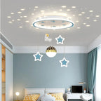 LED Star Chandelier: Kids Room Lighting Fixture for Bedroom & Study Room