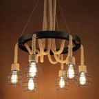 Industrial Rustic Pendant Lights Indoor Lamp for Living Dining Room Home Décor
