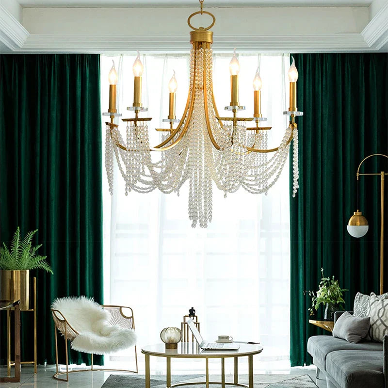 LED Chandelier: Vintage Home Pendant Lights for Living & Dining Room