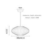 Scandinavian Japanese Chandelier Pendant Lamp Staircase Dining Hall Bar Lighting