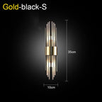 Crystal Wall Lamp: Elegant LED Indoor Lighting for Living Room, Bedroom, Hotel, and TV Background