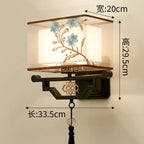 Elegant Fabric Wall Lamp for Living Room Bedroom, Modern LED Lighting Fixtures