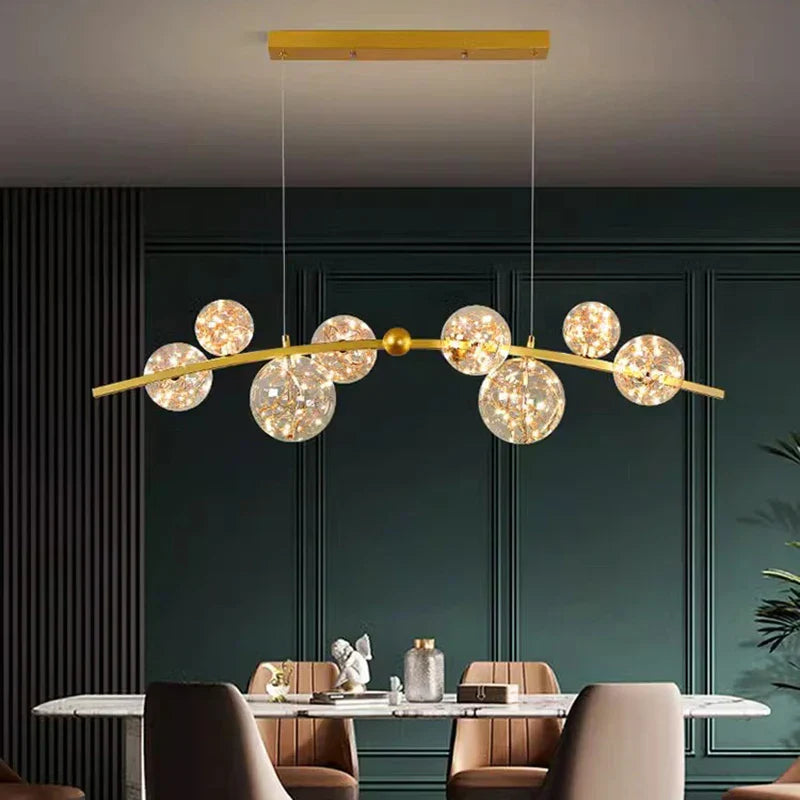 Modern LED Pendant Chandeliers for Living Room Dining Room Indoor Lighting