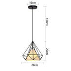 Retro Industrial Brass Pendant Chandelier for Living Room