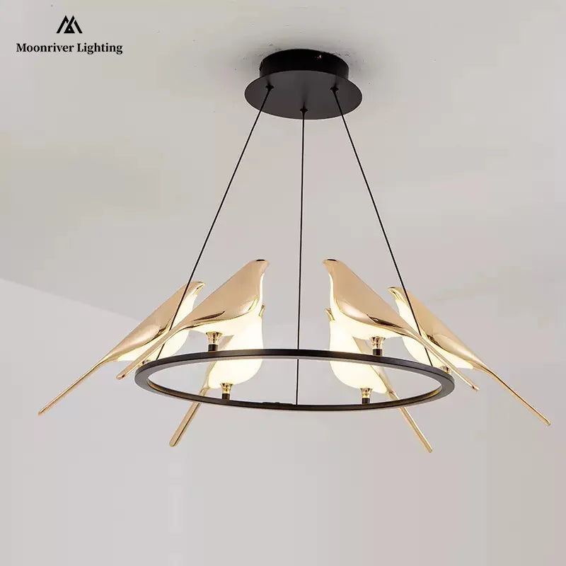 Modren Style Magpie Bird Chandelier Pendant Light for Children's Room