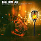 Solar Flame Torch Light for Garden Outdoor Decoration