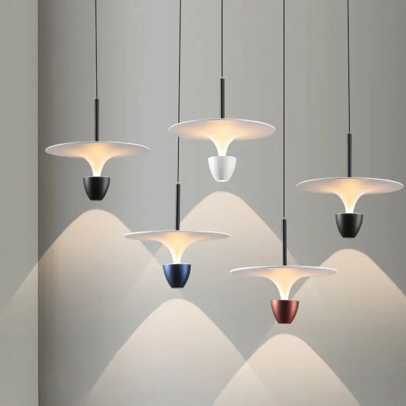 Nordic Minimalist LED Chandelier for Bedroom, Restaurant, Bar - Interior Lighting Solution