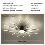 Modern LED Ceiling Chandelier for Home Lighting and Bedroom Luster