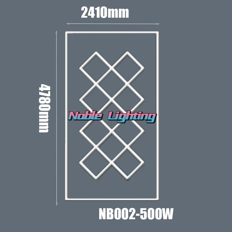 Hexagon LED Ceiling Light for Home Garage and Commercial Systems