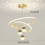 Nordic Dining Pendant Lamp for Living Room Ceiling Chandelier Lighting