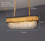 Luxury K9 Crystal Ceiling Chandelier: High-end LED Lighting for Home Decor