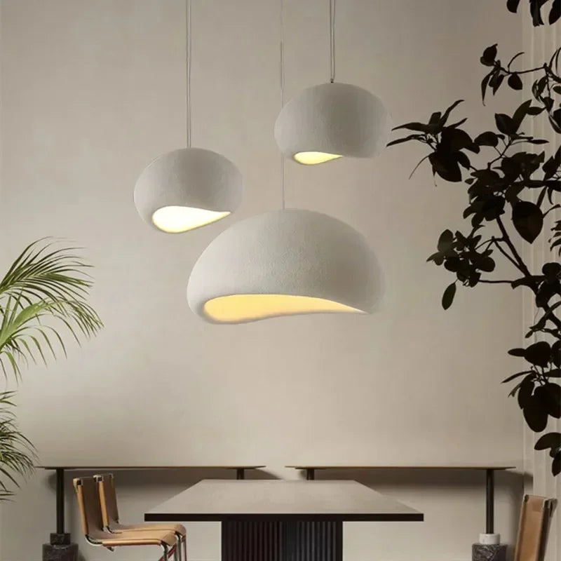 Minimalist LED Pendant Chandelier Light for Living Room - Wabi Sabi Design