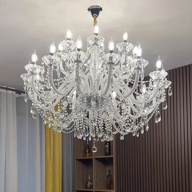 Crystal Chandelier: Modern Home Decoration Pendant Lights for Living & Dining Room