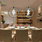 Nordic Angel LED Chandelier for Bedroom Dining Living Room Decor