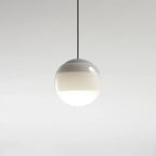Modern Gradient Glass Ball LED Pendant Light - Creative Balloon Suspension