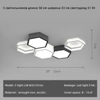 Smart LED Dimmable Chandelier Modern Ceiling Lamp Lighting
