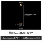 Diamond Crystal Chandelier Staircase LED Large Living Room Hall Lighting