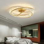 Modern Crystal LED Chandelier Ceiling Lamp for Luxurious Bedroom and Living Room