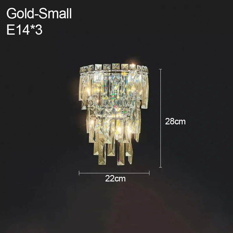 Modern Crystal Wall Lamp for Home Decor