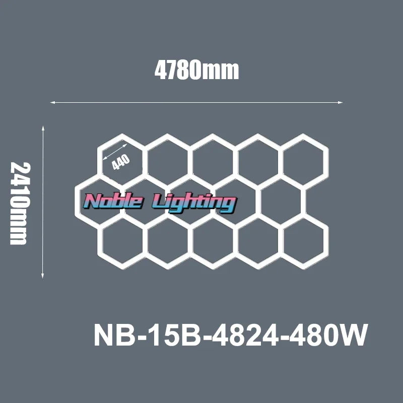 Hexagon LED Ceiling Light: High-Performance, Best-Selling, Honeycomb Design