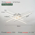 Modern LED Ceiling Lamps for Bedroom and Living Room