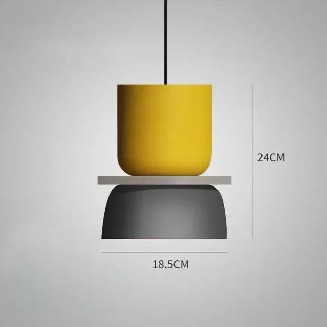 Modern LED Pendant Lamp for Bedroom Living Dining Bar, Nordic Style Lighting