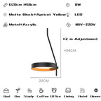 Metal Acrylic Modern Pendant Chandelier LED Light for Living Room Wall Decor