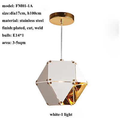 Modern Chandelier: Dining Room LED Pendant Lamp, Home Decor Hanging Light Fixtures