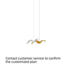 Spiral Glass Chandelier: Nordic Luxury Villa Pendent Lamp for Modern Bar and Restaurant