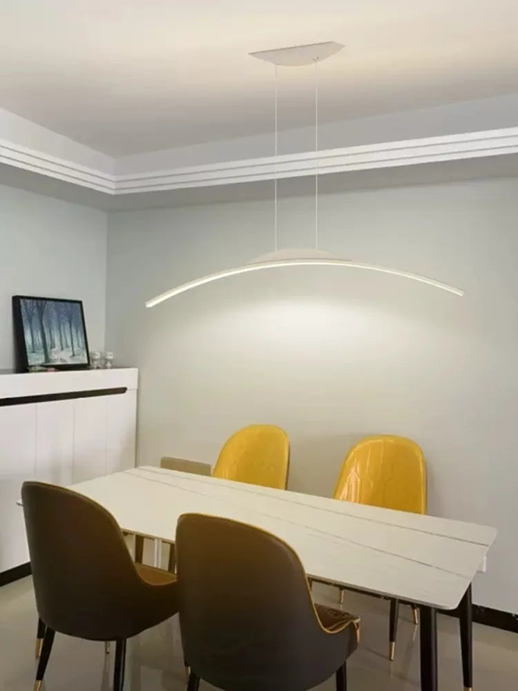 Black Line Chandelier: Elegant Salon Design, Luxury Lighting for Home and Restaurant