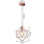 Industrial Retro Loft LED Pendant Light for Home Living Room Kitchen