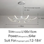 LED Chandeliers for Modern Living Room Bedroom Study Kitchen Lighting