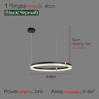 Simple Modern LED Chandelier - Luxury Nordic Design for Living Room, Bedroom, and Restaurant