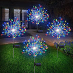 Solar Firework Fairy Lights Outdoor Decoration for Garden, Patio, Party