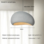 Wabi Sabi LED Chandelier: Modern Japan Style Pendant Light for Kitchen Island