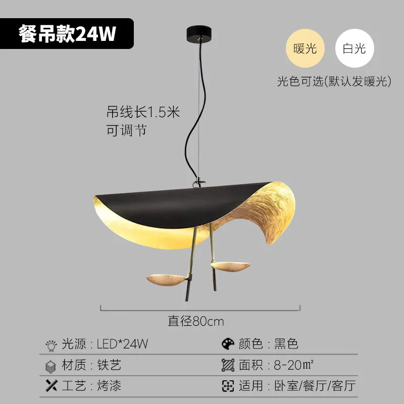 Nordic Restaurant Chandelier Minimalist Style Pendant Light