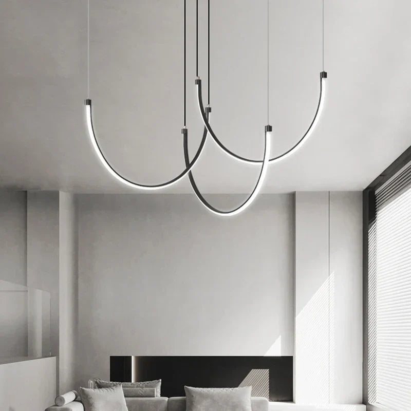 Nordic Minimalist Ceiling Chandelier for Dining Room Living Room