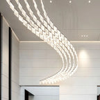 Acrylic Chandelier Lights Modern Minimalism Design Customized Home Lighting