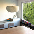 Wabi Sabi Parchment Ceiling Lamp: Elegant Japan Pendant Light for Home Decor.